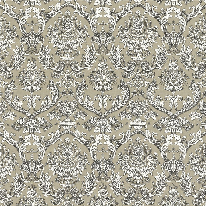 Shallows Grey by Kasmir Designer Fabric See sample 92% Ramie
8% Cotton
 FRANCE 10,000 Martindale Cycles </p><p>Repeat: Horizontal: 13 6/8 inches and Vertical: 24 6/8 inches 59 - Swanky Fabrics -