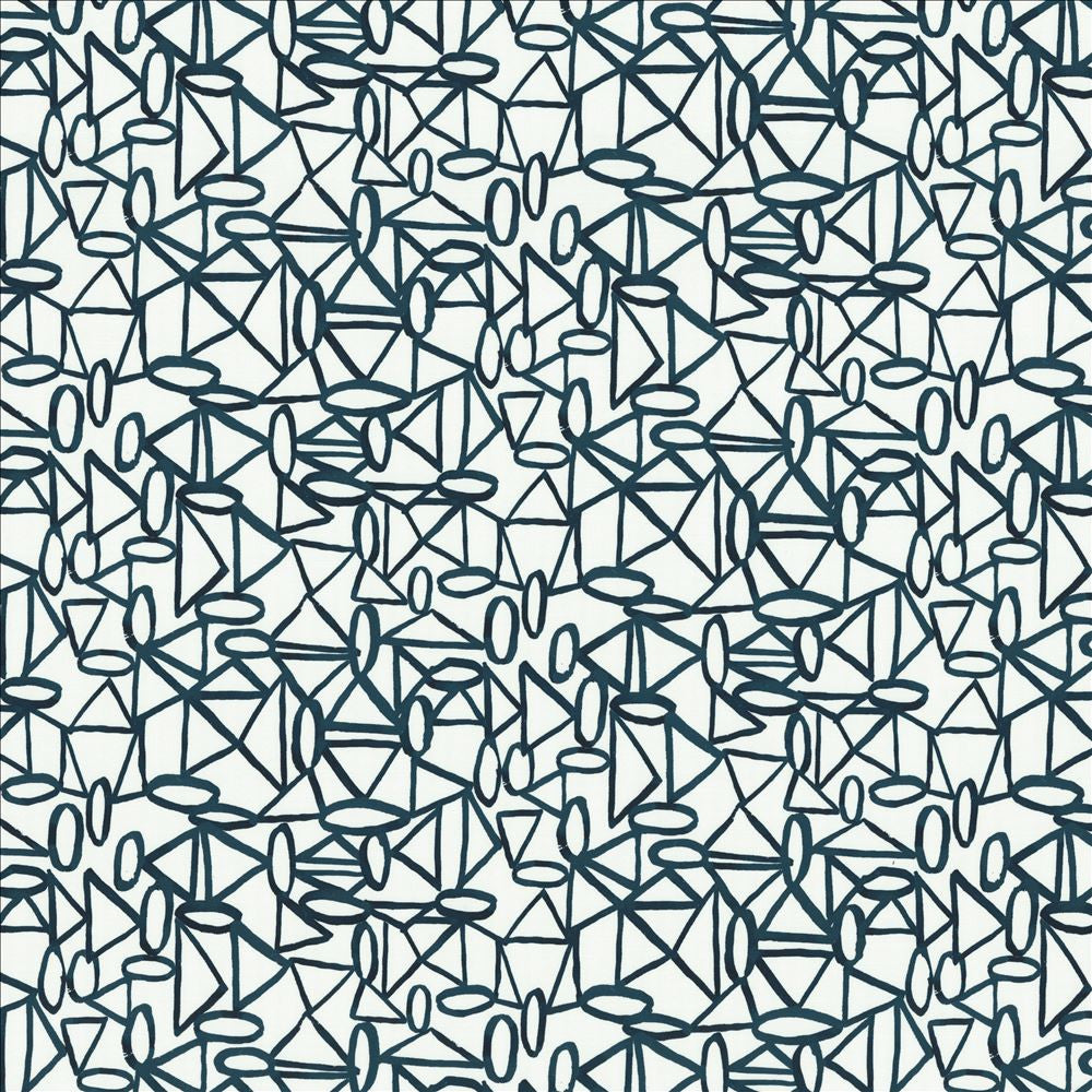 Shape Up Denim by Kasmir Designer Fabric 1454 100% Polyester
 CHINA </p><p>Repeat: Horizontal: 26 6/8 inches and Vertical: 13 2/8 inches 54 - Swanky Fabrics -