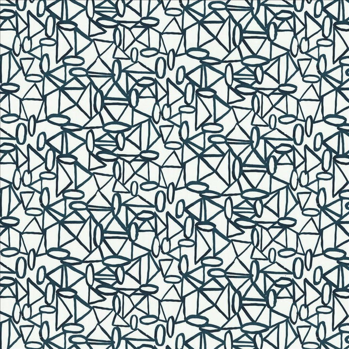Shape Up Denim by Kasmir Designer Fabric 1454 100% Polyester
 CHINA </p><p>Repeat: Horizontal: 26 6/8 inches and Vertical: 13 2/8 inches 54 - Swanky Fabrics -