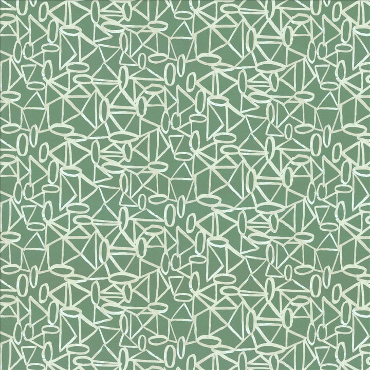 Shape Up Sage by Kasmir Designer Fabric 1453 100% Polyester
 CHINA </p><p>Repeat: Horizontal: 26 6/8 inches and Vertical: 13 2/8 inches 54 - Swanky Fabrics -