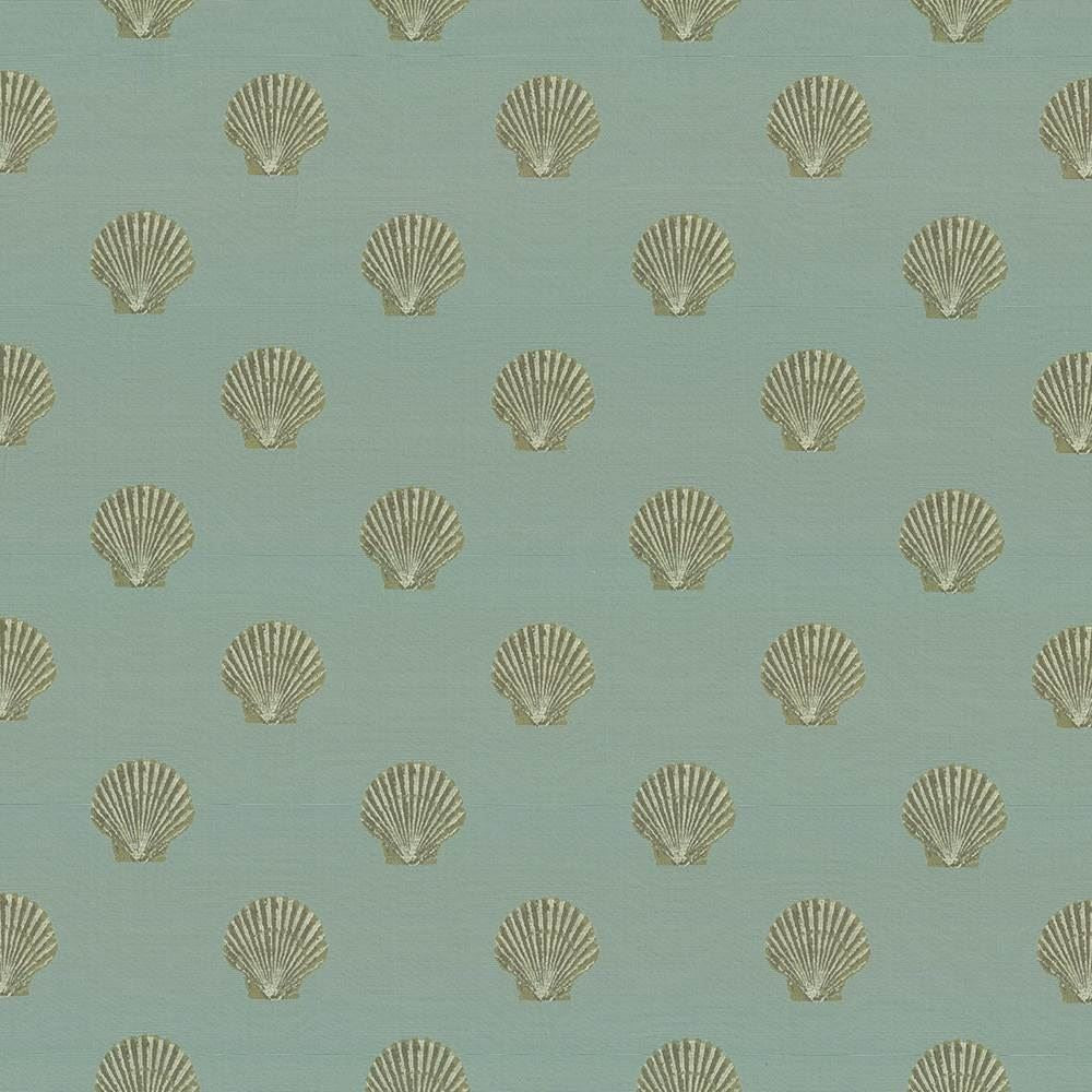 Shell Pointe Sea by Kasmir Designer Fabric 1441 100% Polyester
 CHINA </p><p>Repeat: Horizontal: 7 4/8 inches and Vertical: 7 5/8 inches 56 - Swanky Fabrics -