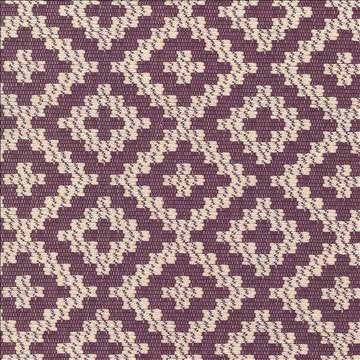 Sibley Diamond Plum by Kasmir Designer Fabric 1440 100% Cotton CHINA 9,000 Wyzenbeek Double Rubs H: 4 6/8 inches, V: 3 2/8 inches 55 - 57 - Swanky Fabrics - Kasmir