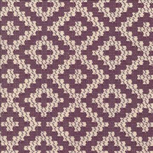 Sibley Diamond Plum by Kasmir Designer Fabric