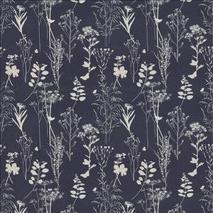 Silhouette Navy by Kasmir Designer Fabric