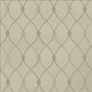 Slipper Trellis Platinum by Kasmir Designer Fabric