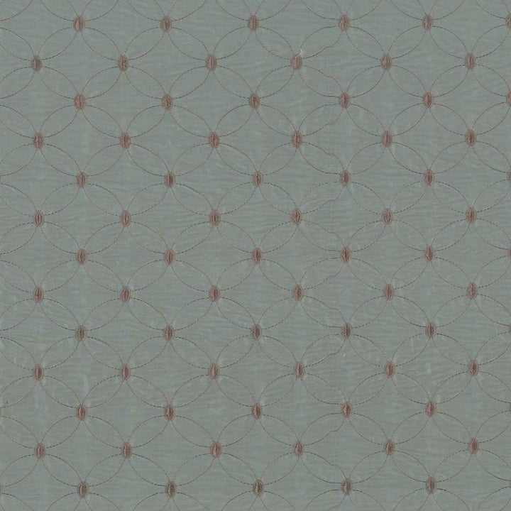 Soliloquy Marine by Kasmir Designer Fabric 5073 100% Polyester Embroidery 100% Polyester CHINA Not Tested Horizontal: 4 inches and Vertical: 3 6/8 inches 53 - 58 - Swanky Fabrics -