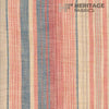 Sonoma Stripe Henna Blue by Roth & Tompkins Designer Fabric