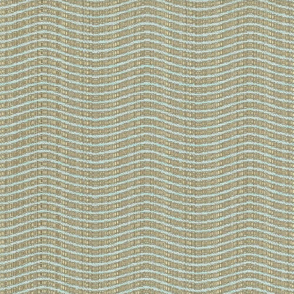 Sound Wave Spa by Kasmir Designer Fabric 1442 100% Polyester CHINA 15,000 Wyzenbeek Double Rubs Horizontal: 3 6/8 inches and Vertical: 3/8 inches 56 - Swanky Fabrics -
