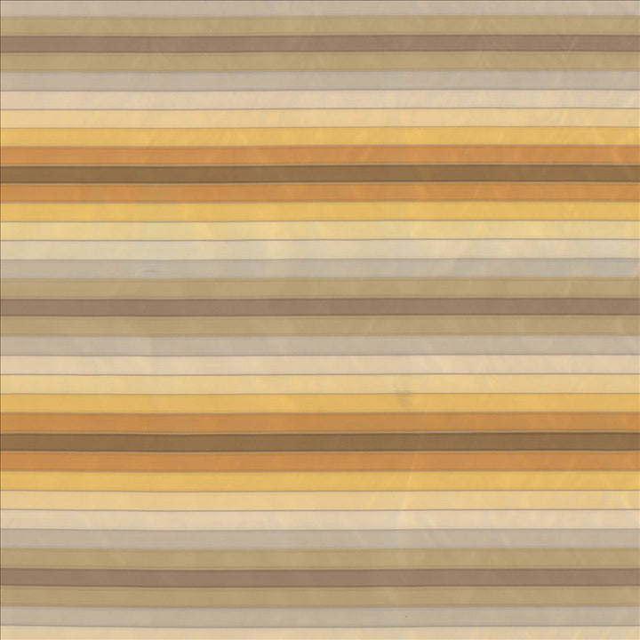 Spectrum Stripe Gold Rush by Kasmir Designer Fabric 1434 100% Polyester USA 18,000 Wyzenbeek Double Rubs Horizontal: 0 Inches and Vertical: 10 2/8 inches 54 - Swanky Fabrics -