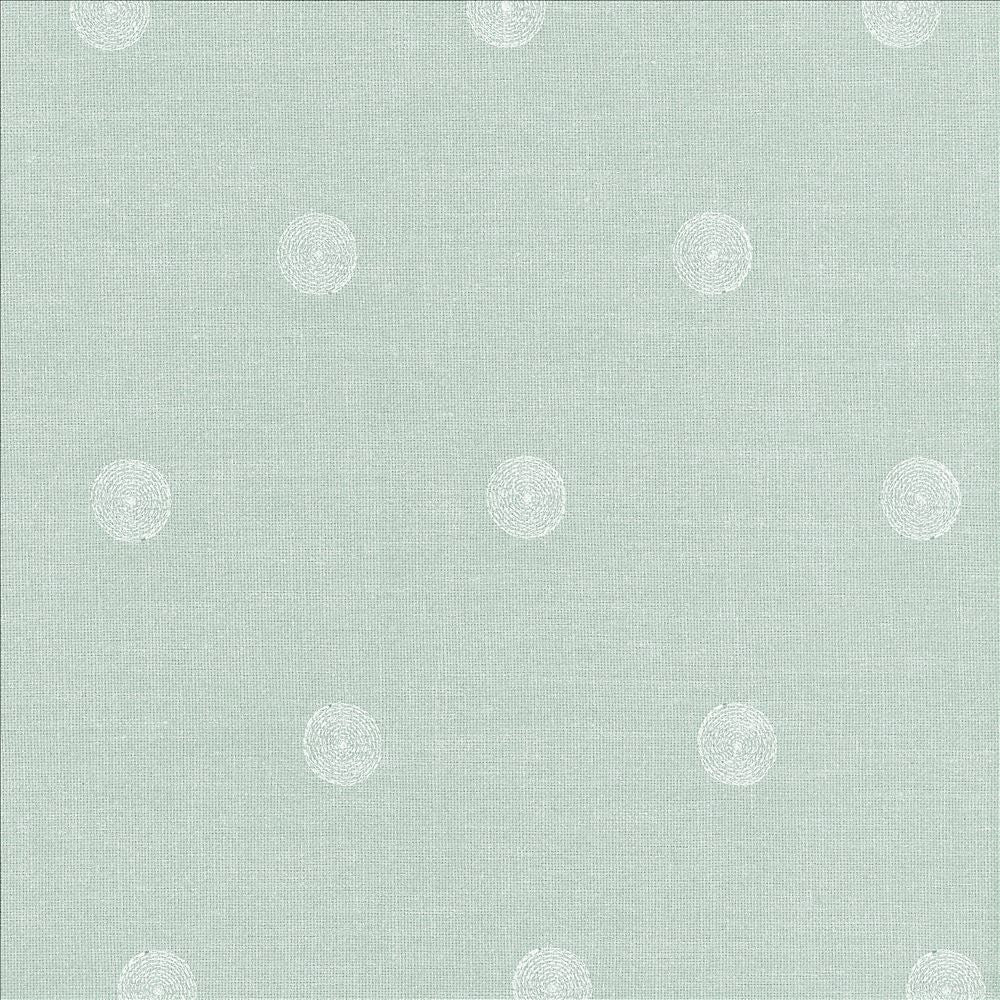 Spot The Dots Glacier by Kasmir Designer Fabric See sample 100% Polyester
Embroidery
100% Rayon
 INDIA 30,000 Wyzenbeek Double Rubs </p><p>Repeat: Horizontal: 5 inches and Vertical: 4 2/8 inches 51 - Swanky Fabrics -