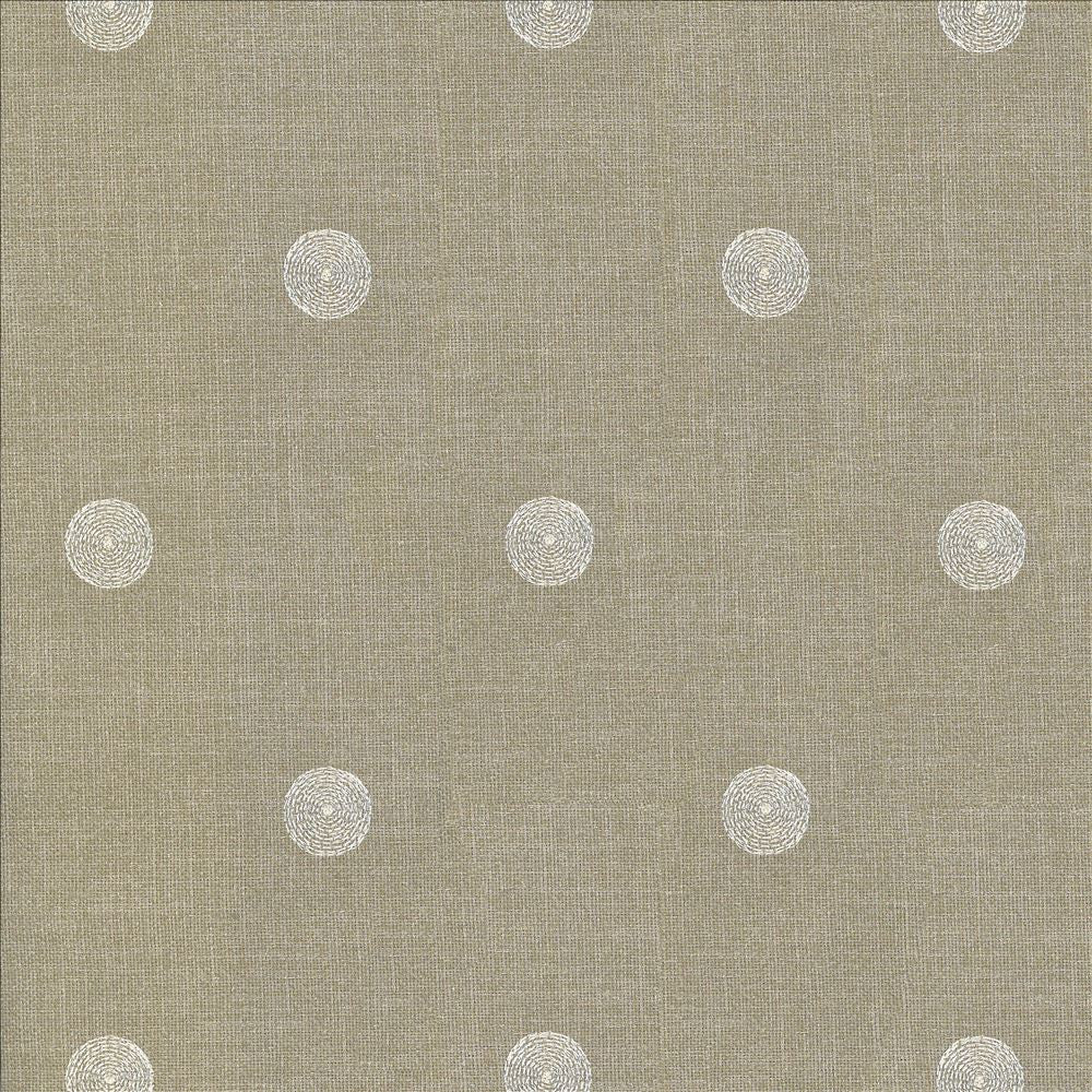 Spot The Dots Limestone by Kasmir Designer Fabric 1437 100% Polyester
Embroidery
100% Rayon
 INDIA </p><p>Repeat: Horizontal: 5 inches and Vertical: 4 2/8 inches 51 - 55 - Swanky Fabrics -