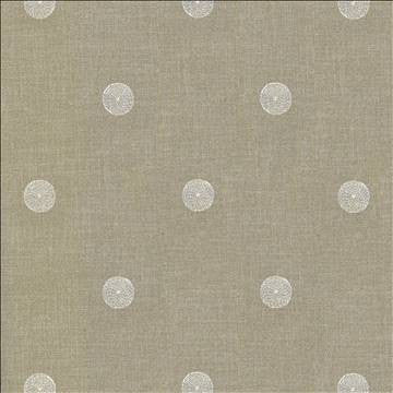 Spot The Dots Limestone by Kasmir Designer Fabric 1437 100% Polyester Embroidery Contents 100% Rayon INDIA 30,000 Wyzenbeek Double Rubs H: 5 inches, V: 4 2/8 inches 51 - 55 - Swanky Fabrics - Kasmir