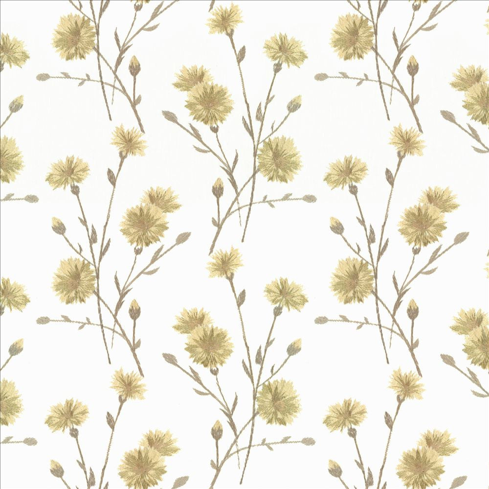 Sprightly Chamomile by Kasmir Designer Fabric 1466 52% Cotton
48% Polyester
 INDIA 30,000 Wyzenbeek Double Rubs </p><p>Repeat: Horizontal: 10 3/8 inches and Vertical: 9 2/8 inches 51 - Swanky Fabrics -
