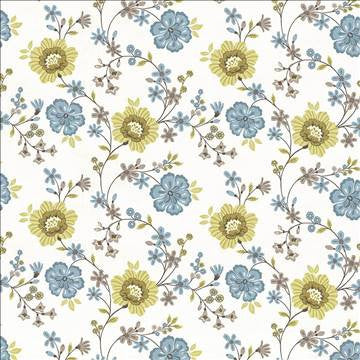 Spring Break Azure by Kasmir Designer Fabric 1425 100% Cotton TURKEY Not Tested H: 27 2/8 inches, V: 25 2/8 inches 55 - Swanky Fabrics - Kasmir