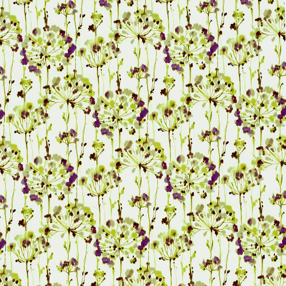 Spring Delight Green by Kasmir Designer Fabric 5107 100% Cotton INDIA 9,000 Wyzenbeek Double Rubs Horizontal: 27 inches and Vertical: 24 4/8 inches 54 - 55 - Swanky Fabrics -