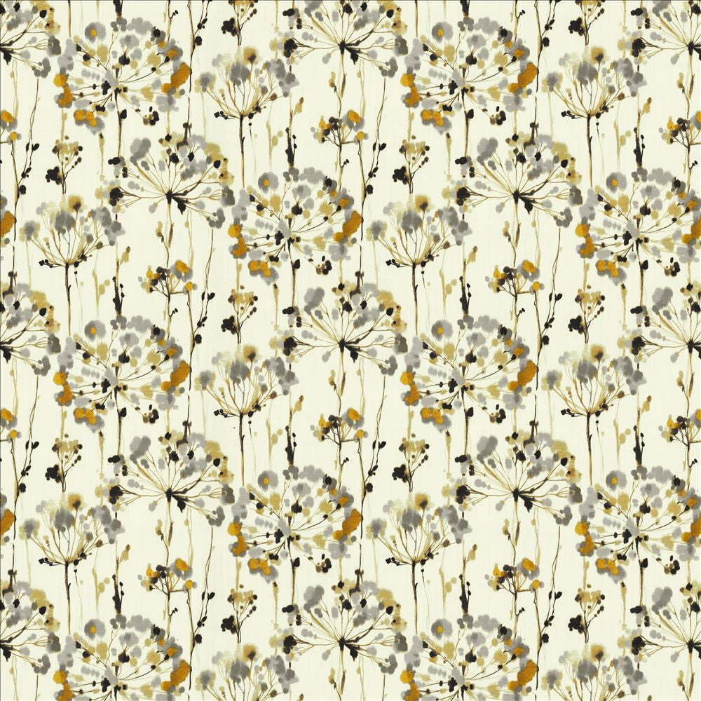 Spring Delight Slate  by Kasmir Designer Fabric 1457 100% Cotton
 INDIA 9,000 Wyzenbeek Double Rubs Horizontal: 27 inches and Vertical: 24 4/8 inches 54  - Swanky Fabrics -