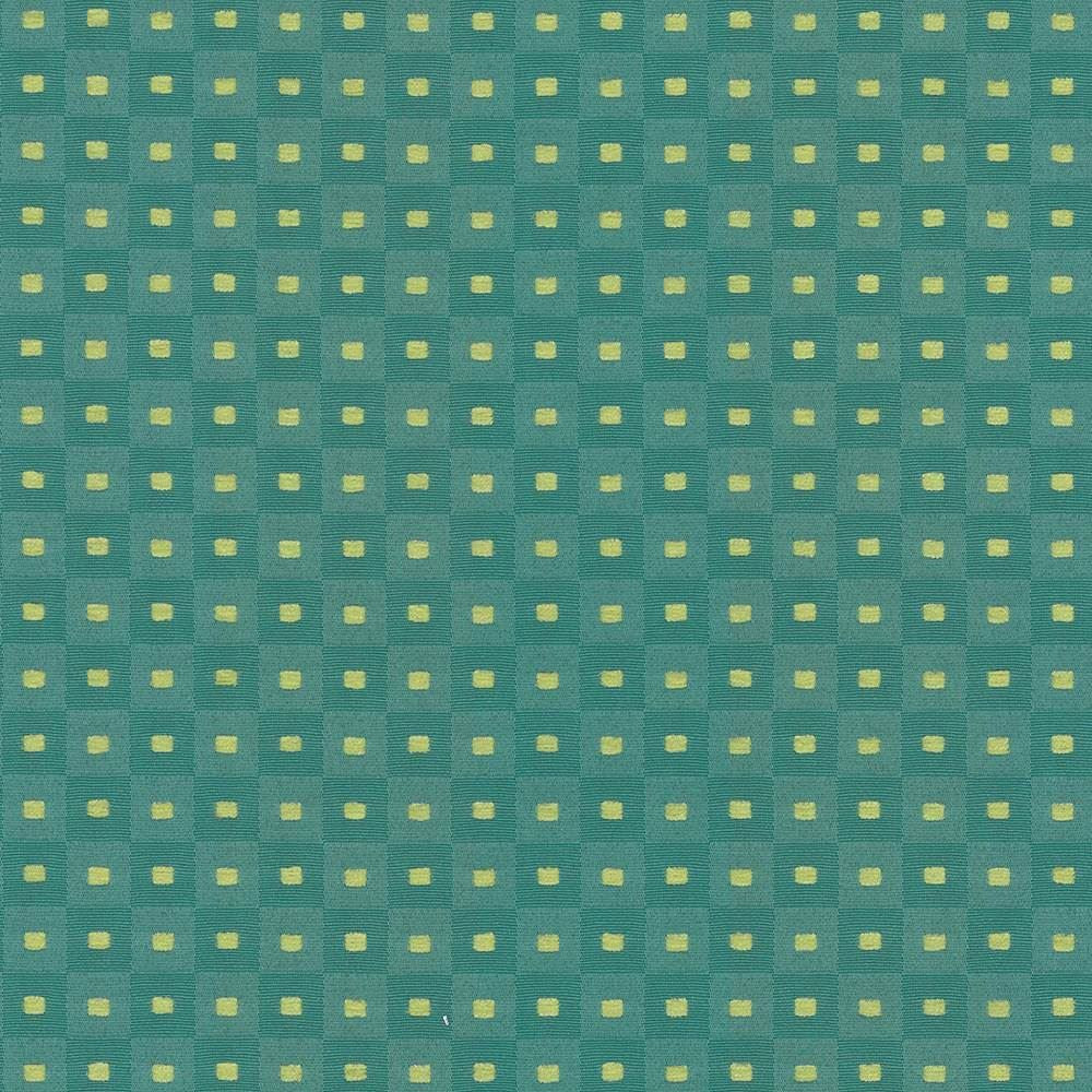Square Pegs Sea Blue by Kasmir Designer Fabric 5073 55% Cotton 45% Polyester TAIWAN 30,000 Wyzenbeek Double Rubs Horizontal: 1 1/8 inches and Vertical: 1 1/8 inches 54 - 55 - Swanky Fabrics -
