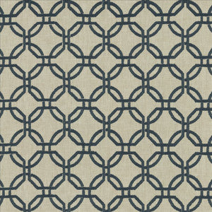 Squircle Navy by Kasmir Designer Fabric