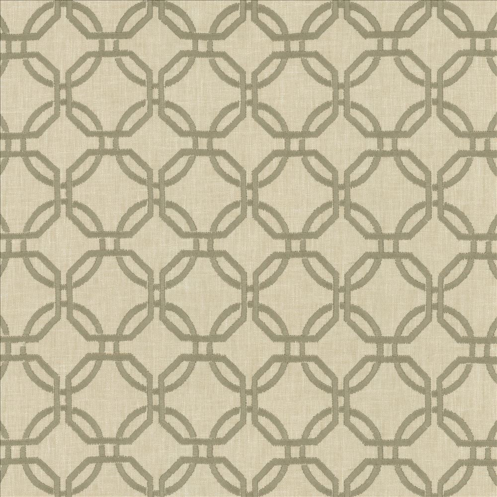 Squircle Silver by Kasmir Designer Fabric 1451 40% Viscose
30% Cotton
30% Polyester
 INDIA </p><p>Repeat: Horizontal: 3 2/8 inches and Vertical: 3 1/8 inches 54 - Swanky Fabrics -