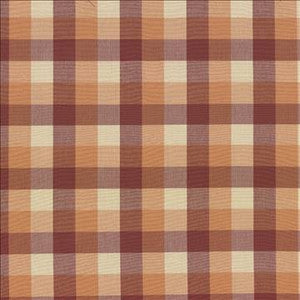 Squire Check Melon by Kasmir Designer Fabric