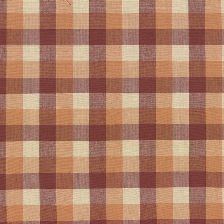 Squire Check Melon by Kasmir Designer Fabric 5070 100% Cotton
 INDIA </p><p>Repeat: Horizontal: 6 6/8 inches and Vertical: 6 6/8 inches 54 - Swanky Fabrics -