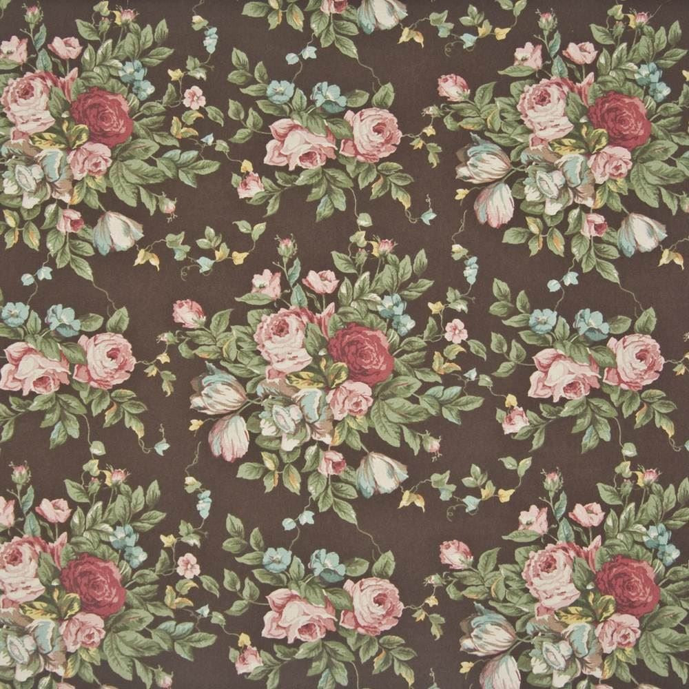 St James Park Chocolate by Kasmir Designer Fabric See sample 100% Cotton
 USA 15,000 Wyzenbeek Double Rubs </p><p>Repeat: Horizontal: 27 inches and Vertical: 24 4/8 inches 54 - Swanky Fabrics -