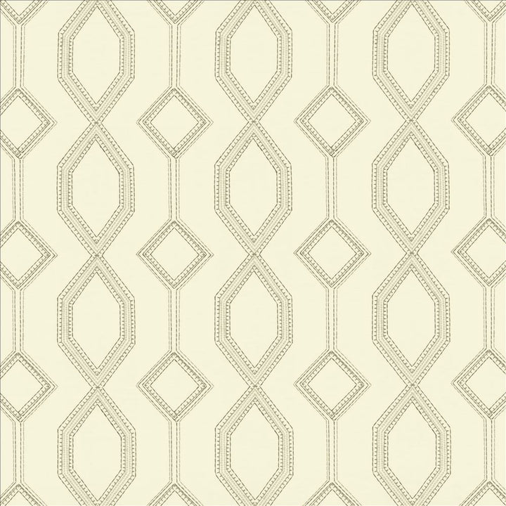 Station Ivory by Kasmir Designer Fabric 5156 100% Cotton
 INDIA </p><p>Repeat: Horizontal: 8 4/8 inches and Vertical: 7 4/8 inches 54 - Swanky Fabrics -