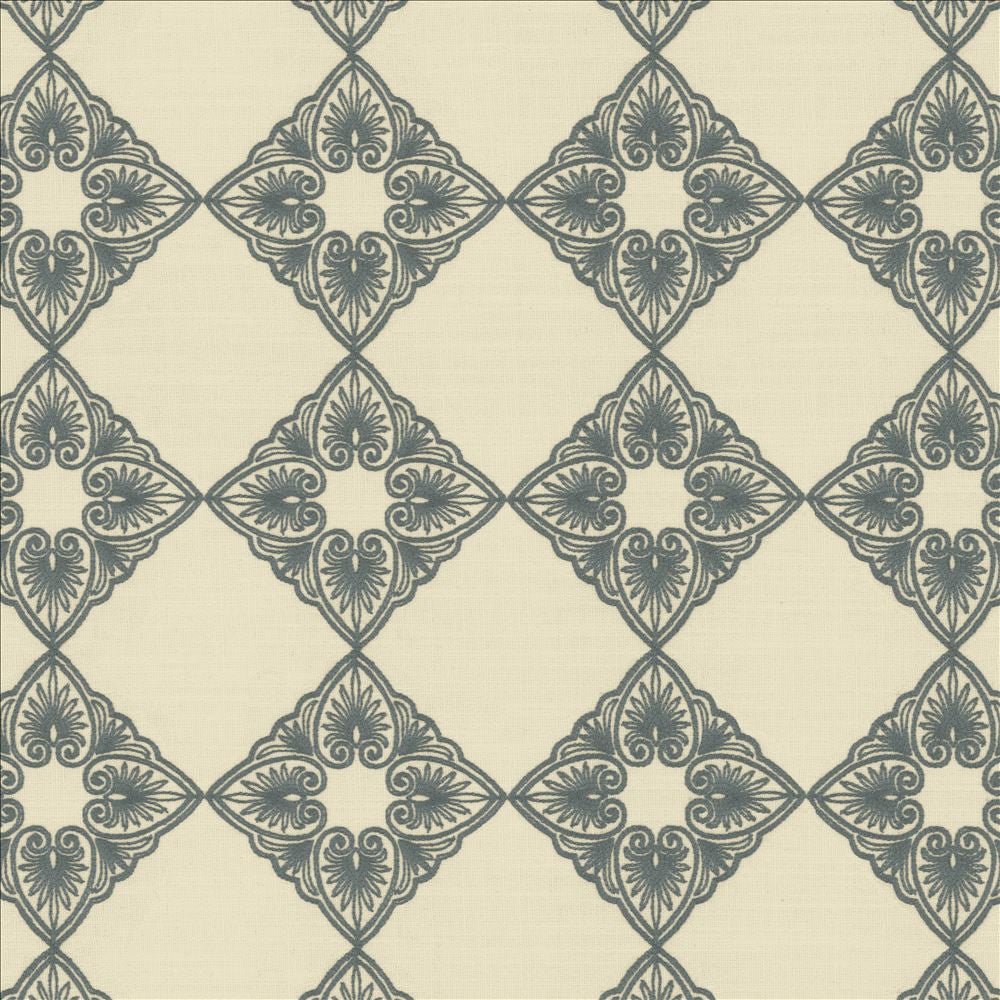 Statuary Porcelain by Kasmir Designer Fabric 5143 82% Polyester
18% Linen
 CHINA </p><p>Repeat: Horizontal: 5 6/8 inches and Vertical: 5 6/8 inches 53 - Swanky Fabrics -