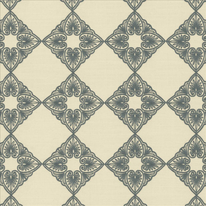 Statuary Porcelain by Kasmir Designer Fabric 5143 82% Polyester
18% Linen
 CHINA </p><p>Repeat: Horizontal: 5 6/8 inches and Vertical: 5 6/8 inches 53 - Swanky Fabrics -