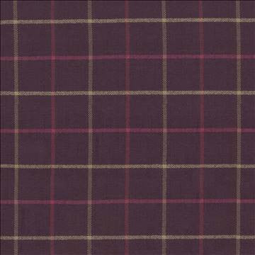 Steinbeck Check Berry by Kasmir Designer Fabric 1446 50% Polyester 50% Viscose CHINA 68,000 Martindale Cycles H: 5 inches, V: 5 inches 57 - Swanky Fabrics - Kasmir