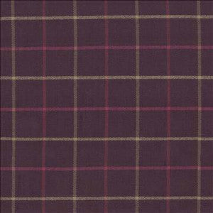 Steinbeck Check Berry by Kasmir Designer Fabric
