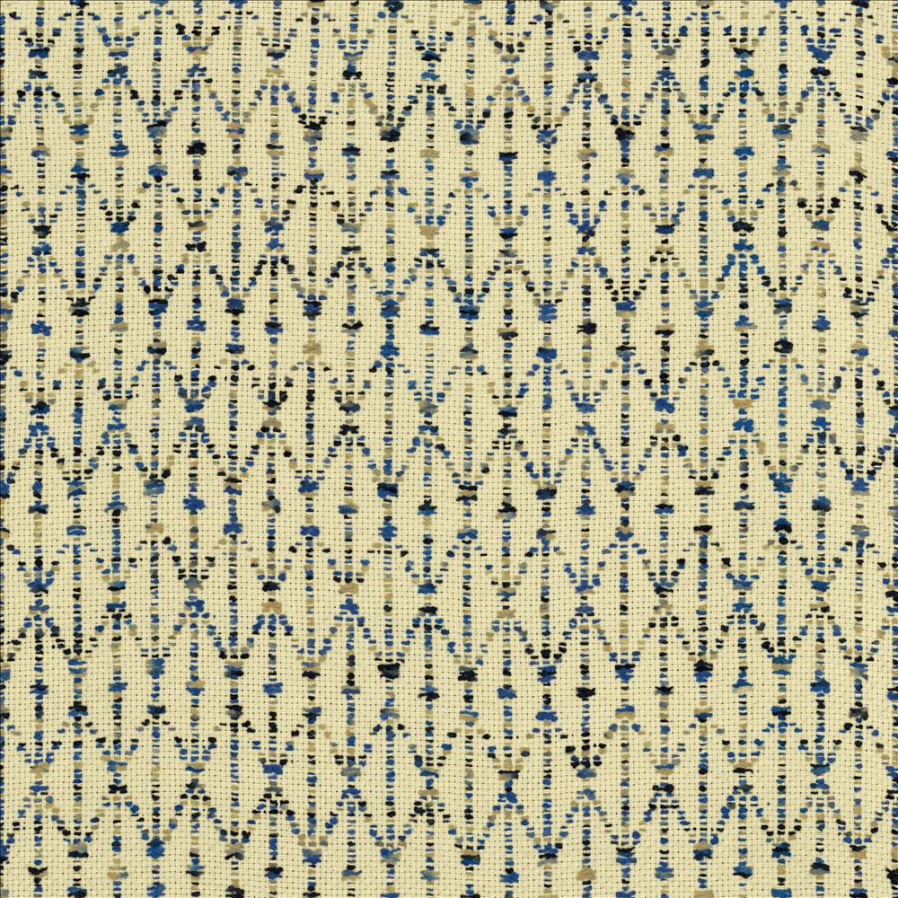 Stitch Lapis by Kasmir Designer Fabric See sample 63% Cotton
37% Polyester
 INDIA 51,000 Wyzenbeek Double Rubs </p><p>Repeat: Horizontal: 1 4/8 inches and Vertical: 3 4/8 inches 54 - Swanky Fabrics -