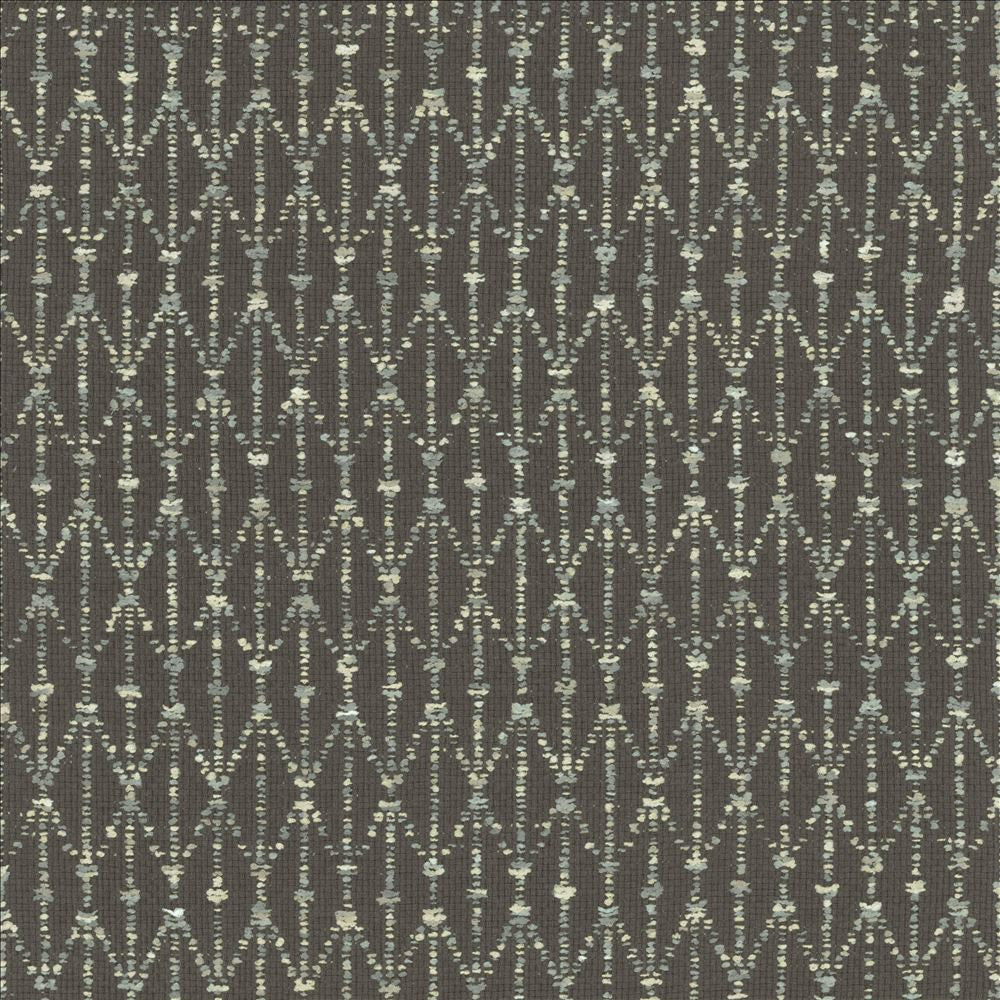 Stitch Thunder by Kasmir Designer Fabric 5153 63% Cotton 37% Polyester INDIA 51,000 Wyzenbeek Double Rubs Horizontal: 1 4/8 inches and Vertical: 3 4/8 inches 54 - Swanky Fabrics -