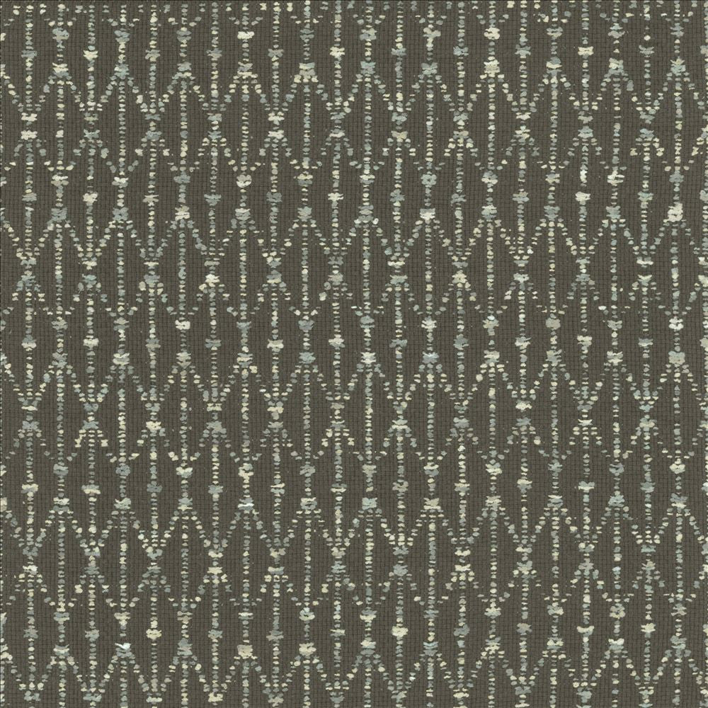 Stitch Thunder  by Kasmir Designer Fabric 5153 63% Cotton
37% Polyester
 INDIA 51,000 Wyzenbeek Double Rubs Horizontal: 1 4/8 inches and Vertical: 3 4/8 inches 54  - Swanky Fabrics -