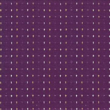 Stitchery Grape by Kasmir Designer Fabric 1418 100% Cotton INDIA Not Tested H: N/A, V: N/A 54 - 55 - Swanky Fabrics - Kasmir