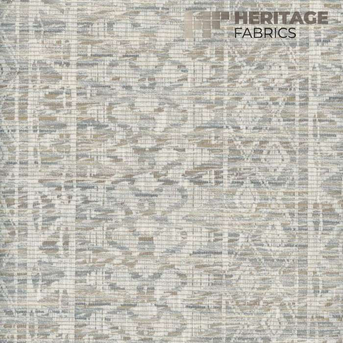 Stonehedge Bluemoon by Heritage Designer Fabric - 76% Polyester 24% Cotton India 9,000 Horizontal: 7.25" and Vertical: 6" 54" - Swanky Fabrics -