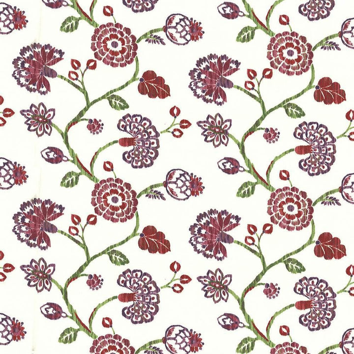 Stoneleigh Crangrape by Kasmir Designer Fabric 1435 100% Cotton
 USA </p><p>Repeat: Horizontal: 27 inches and Vertical: 25 2/8 inches 54 - Swanky Fabrics -
