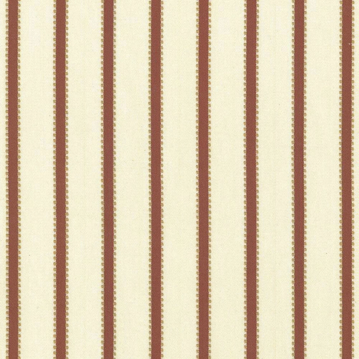 Stripe Delight Cinnabar by Kasmir Designer Fabric 5070 100% Cotton
 INDIA 27,000 Wyzenbeek Double Rubs </p><p>Repeat: Horizontal: 1 4/8 inches and Vertical: N/A 55 - Swanky Fabrics -