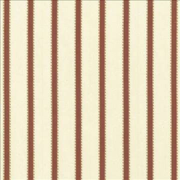 Stripe Delight Cinnabar by Kasmir Designer Fabric 5070 100% Cotton INDIA 27,000 Wyzenbeek Double Rubs H: 1 4/8 inches, V: N/A 55 - 57 - Swanky Fabrics - Kasmir