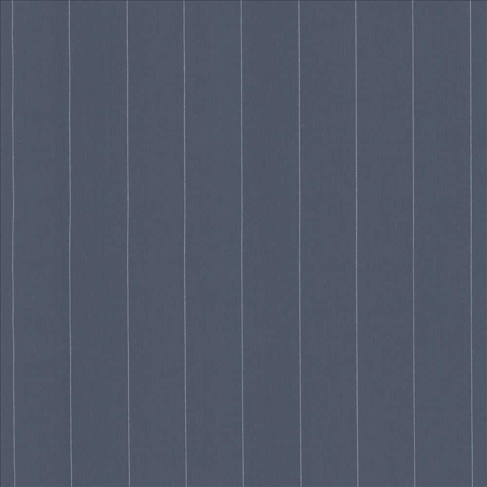 Suiting Stripe Blue by Kasmir Designer Fabric 5143 100% Cotton
 CHINA </p><p>Repeat: Horizontal: 1 7/8 inches and Vertical: N/A 54 - Swanky Fabrics -