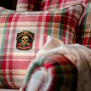 Mind The Gap Pillows SULLIVAN PLAID Wool Cushion (LC40150)
