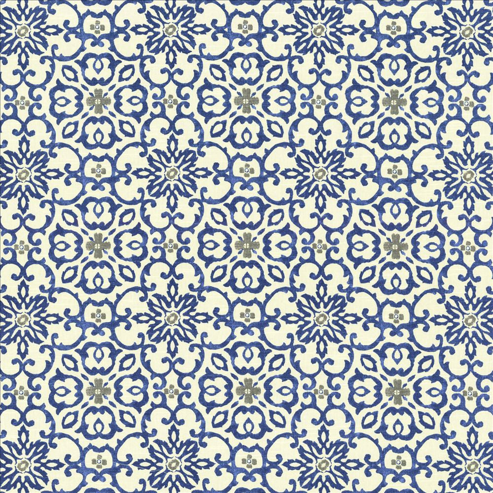Summerlyn Azure by Kasmir Designer Fabric 5081 100% Cotton
 USA 15,000 Wyzenbeek Double Rubs </p><p>Repeat: Horizontal: 9 inches and Vertical: 9 inches 54 - Swanky Fabrics -