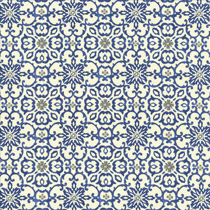 Summerlyn Azure by Kasmir Designer Fabric 5081 100% Cotton
 USA 15,000 Wyzenbeek Double Rubs </p><p>Repeat: Horizontal: 9 inches and Vertical: 9 inches 54 - Swanky Fabrics -