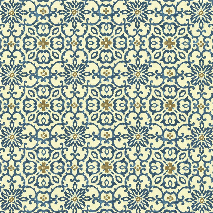 Summerlyn Lagoon by Kasmir Designer Fabric 5081 100% Cotton
 USA 15,000 Wyzenbeek Double Rubs </p><p>Repeat: Horizontal: 9 inches and Vertical: 9 inches 54 - Swanky Fabrics -