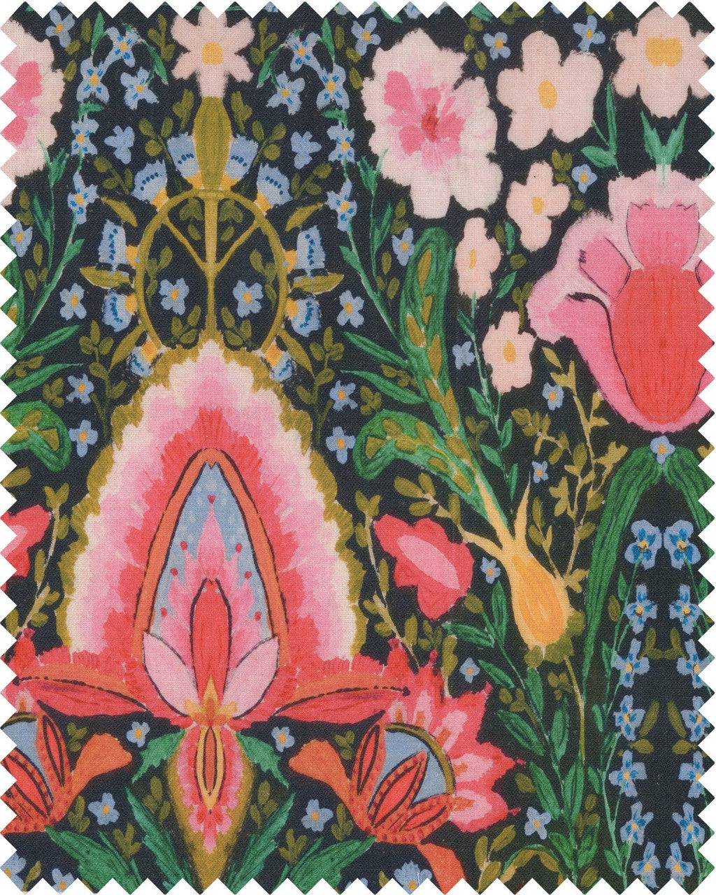 Susie Q linen fabric by Mind the Gap (FB00077), swatch