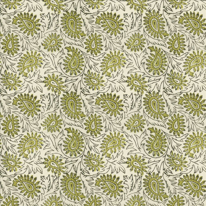 Swansea Leaf Olive by Kasmir Designer Fabric 5124 52% Linen
48% Cotton
 INDIA </p><p>Repeat: Horizontal: 6 4/8 inches and Vertical: 6 4/8 inches 53 - Swanky Fabrics -