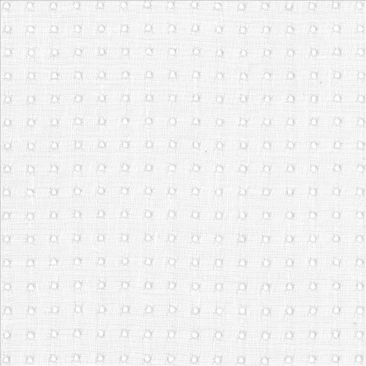 Swiss Dot Snow by Kasmir Designer Fabric 1443 100% Linen CHINA Not Tested Horizontal: 4/8 inches and Vertical: 4/8 inches 57 - Swanky Fabrics -