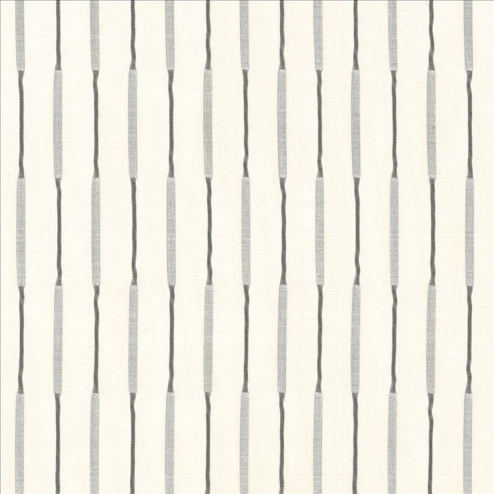 Swizzle Silver by Kasmir Designer Fabric 5076 100% Polyester
 CHINA Not Tested </p><p>Repeat: Horizontal: 1 inches and Vertical: 3 inches 118 - Swanky Fabrics -