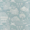 BRIDGEWATER DAMASK Metallic T161 by Thibaut Designer Wallpaper
