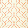 CORTNEY Coral on Cream T11060 by Thibaut Designer Wallpaper